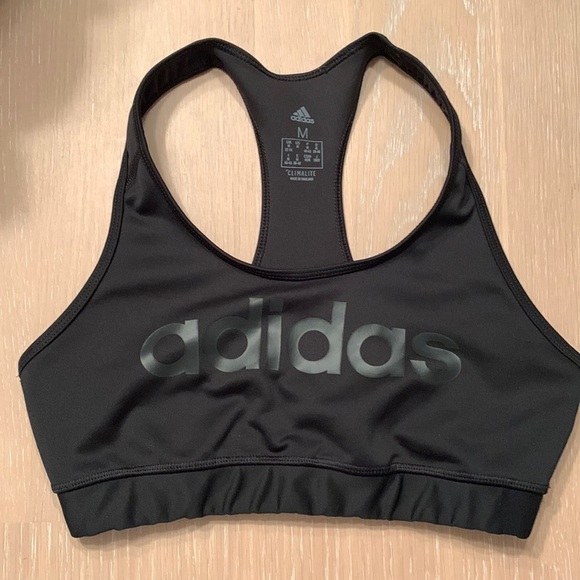 Adidas Sports Bra Climalite Size Small in Black, good condition. - Picture 1 of 4